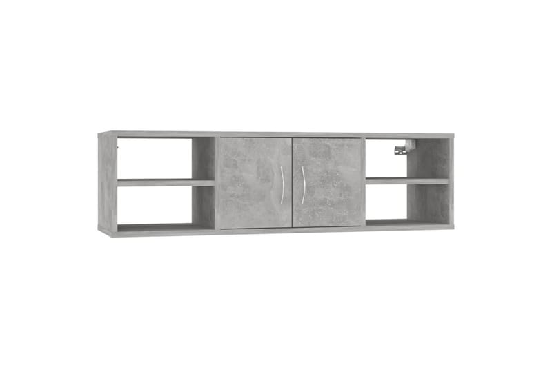 Seinähylly betoninharmaa 102x30x29 cm lastulevy - Säilytys - Hylly - Seinähylly