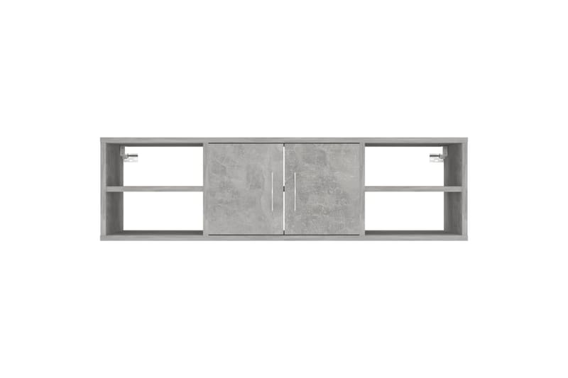 Seinähylly betoninharmaa 102x30x29 cm lastulevy - Säilytys - Hylly - Seinähylly