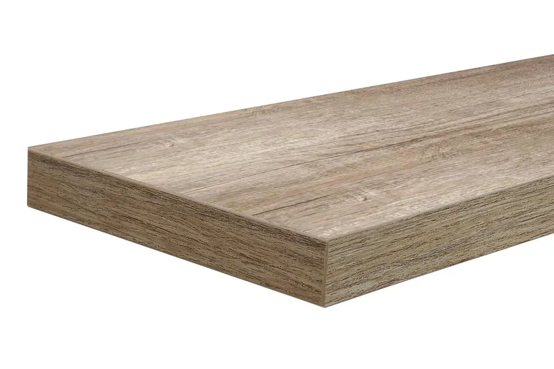 Seinähylly Breage 25x200 cm - Ruskea - Säilytys - Hylly - Seinähylly