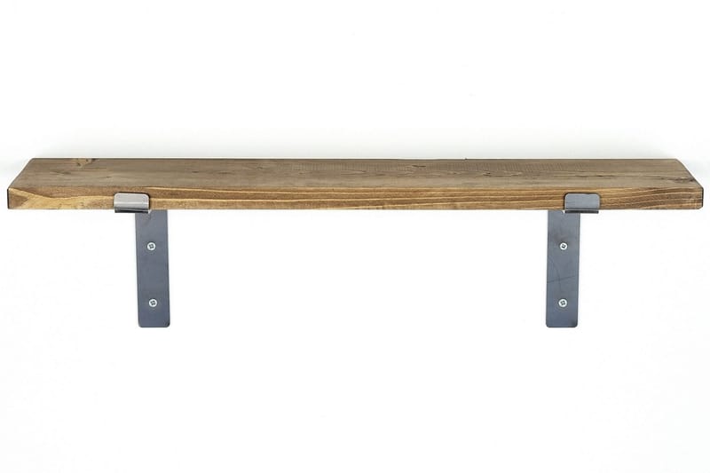 Seinähylly Cominotti 60 cm - Musta/Pähkinä - Säilytys - Hylly - Seinähylly