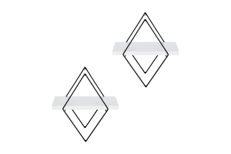 Seinähylly Ergani 31x15 cm - Valkoinen - Säilytys - Hylly - Seinähylly