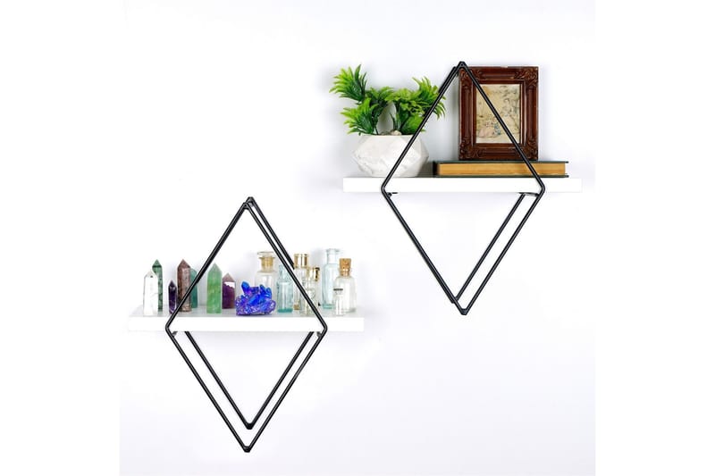 Seinähylly Ergani 31x15 cm - Valkoinen - Säilytys - Hylly - Seinähylly