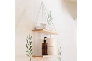 Seinähylly Esendere 40x2 cm - Tummanruskea - Säilytys - Hylly - Seinähylly