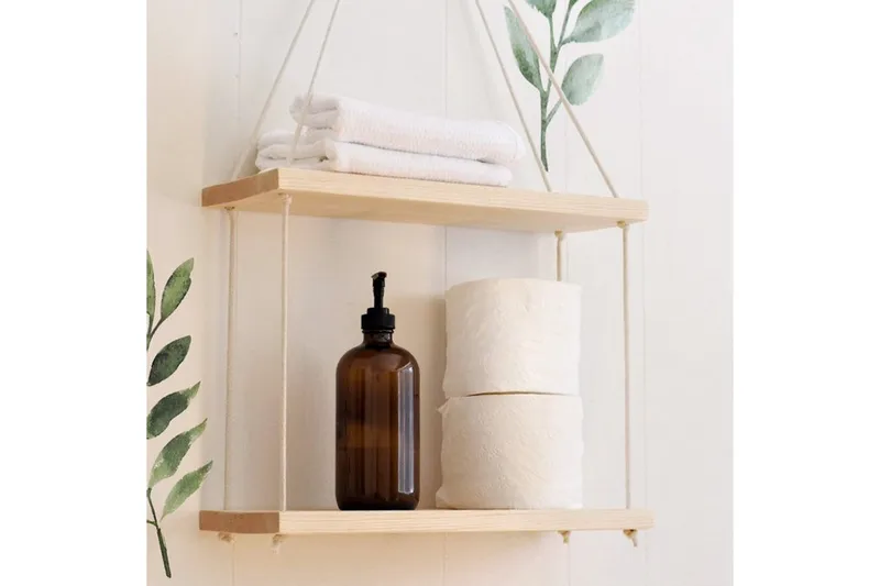 Seinähylly Esendere 40x2 cm - Tummanruskea - Säilytys - Hylly - Seinähylly