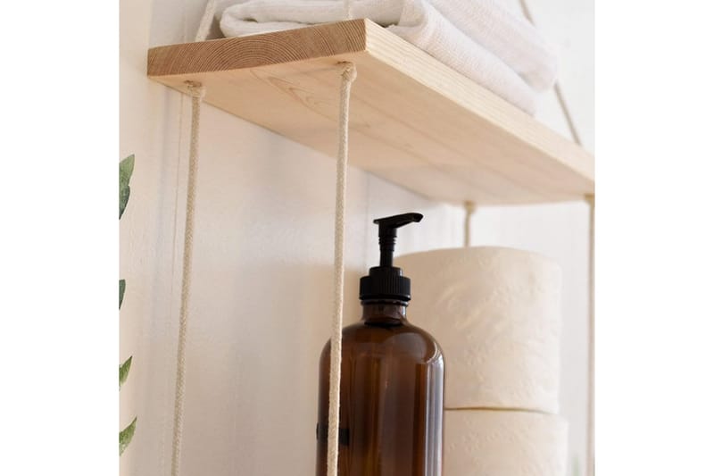 Seinähylly Esendere 40x2 cm - Tummanruskea - Säilytys - Hylly - Seinähylly