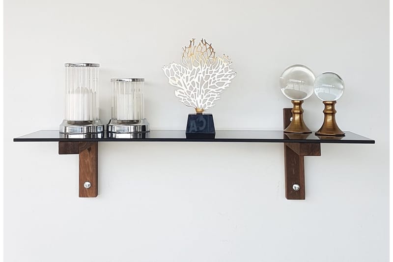 Seinähylly Evenwood 85 cm - Pähkinä - Säilytys - Hylly - Seinähylly