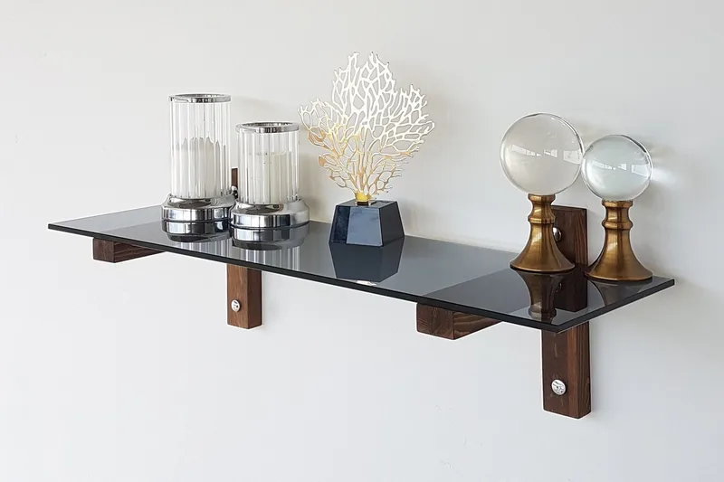 Seinähylly Evenwood 85 cm - Pähkinä - Säilytys - Hylly - Seinähylly