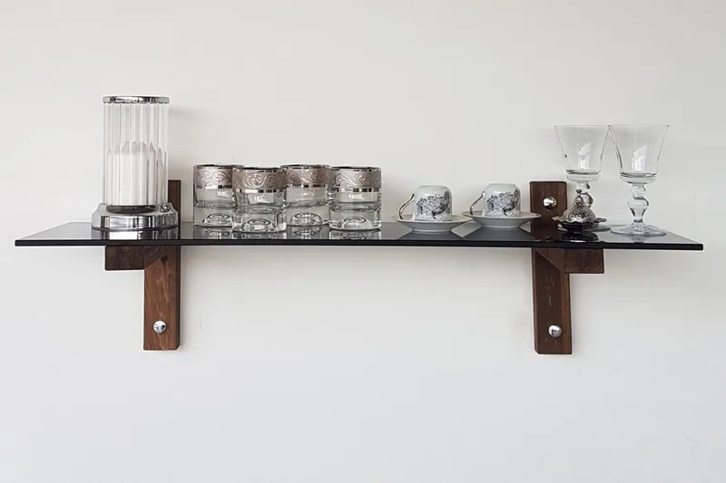 Seinähylly Evenwood 85 cm, Pähkinä