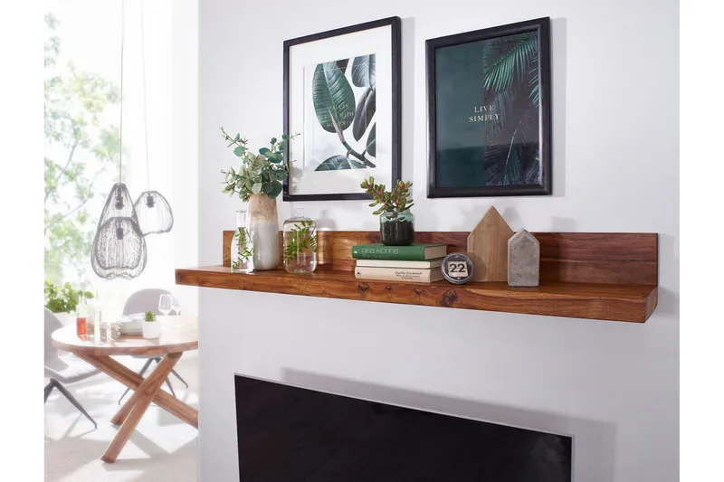 Seinähylly Fanter - Puu/Luonnonväri - Säilytys - Hylly - Seinähylly