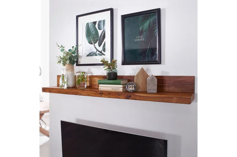 Seinähylly Fanter - Puu/Luonnonväri - Säilytys - Hylly - Seinähylly