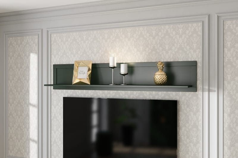 Seinähylly Getafez 25x177 cm - Khaki/Luonnonväri - Säilytys - Hylly - Seinähylly