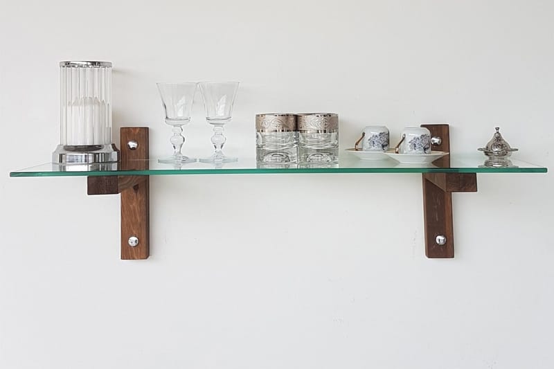 Seinähylly Jalencia 85 cm - Pähkinä - Säilytys - Hylly - Seinähylly