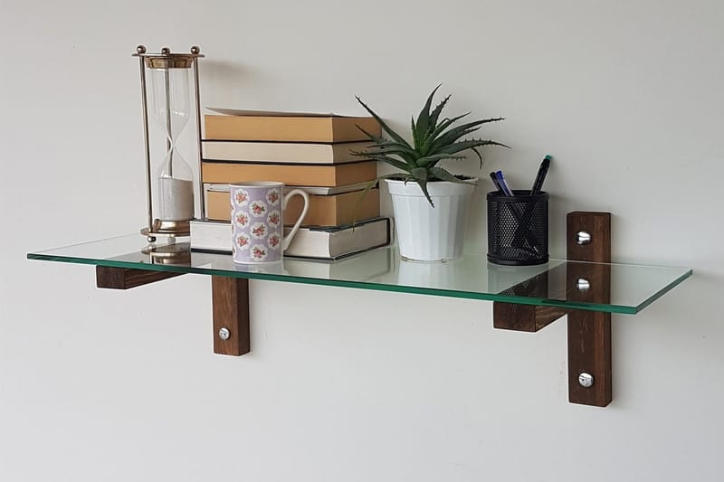 Seinähylly Jalencia 85 cm - Pähkinä - Säilytys - Hylly - Seinähylly