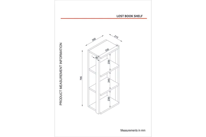 Seinähylly Jospeh - Säilytys - Hylly - Seinähylly