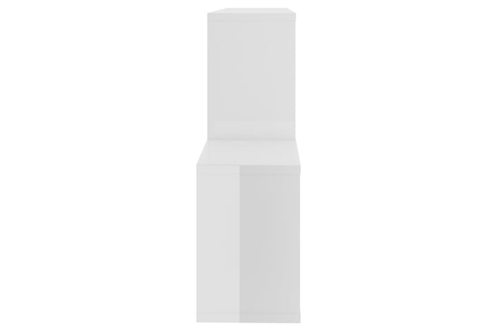 Seinähylly korkeakiilto valkoinen 100x18x53 cm lastulevy - Seinähylly - Keittiöhylly - Hylly