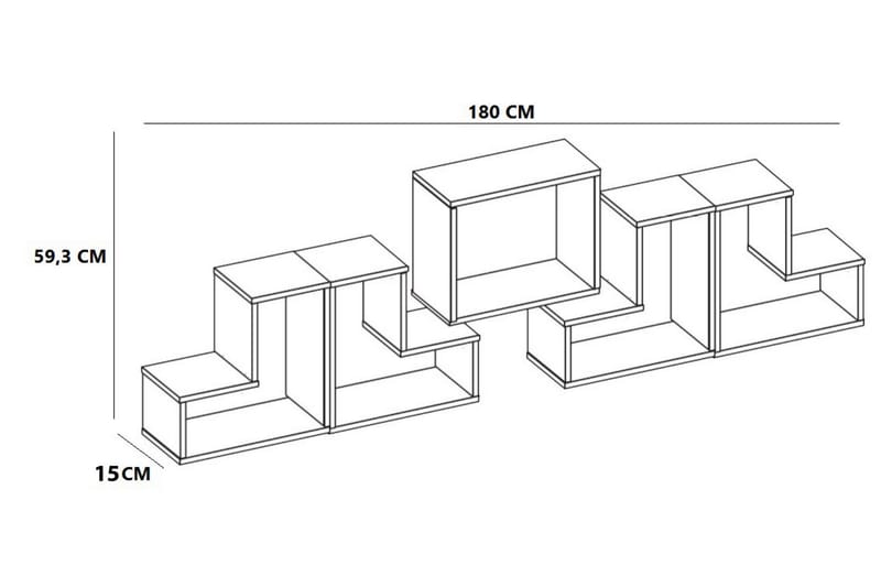 Seinähylly Lalenius - Säilytys - Hylly - Seinähylly