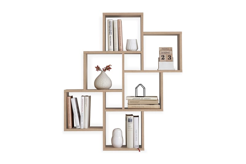 Seinähylly Loide 81 cm, Vaaleanruskea