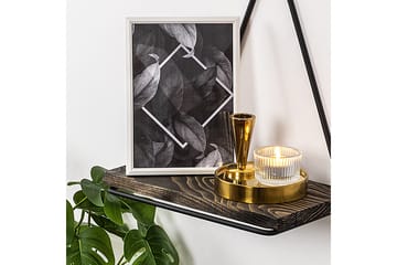 Seinähylly Maishao 15x27 cm - Musta/pähkinä - Säilytys - Hylly - Seinähylly