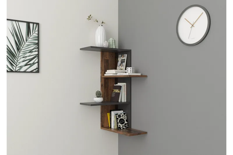 Seinähylly Markhi 44 cm, Ruskea