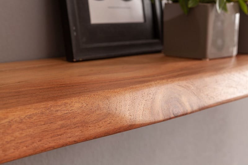 Seinähylly Rong 80x25 cm - Puu/Luonnonväri - Säilytys - Hylly - Seinähylly