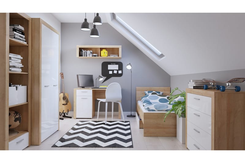 Seinähylly Sitar 120x32 cm - Puu/Luonnonväri - Säilytys - Hylly - Seinähylly