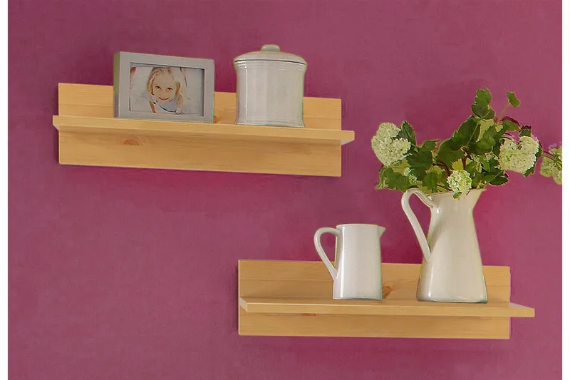 Seinähylly Tanel 50x14 cm, Ruskea