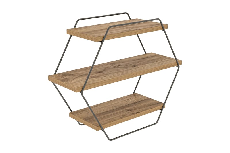 Seinähylly Tatil-seinähylly 60x20 cm Puu/luonnonvärinen, undefined