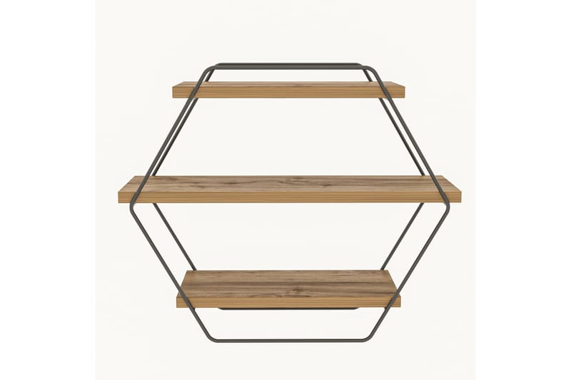 Seinähylly Tatil-seinähylly 60x20 cm Puu/luonnonvärinen - Säilytys - Hylly - Seinähylly