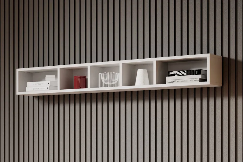 Seinähylly Torrao 19x169 cm - Valkoinen - Säilytys - Hylly - Seinähylly