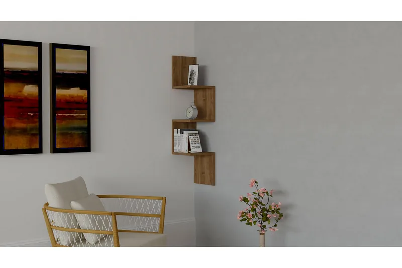 Seinähylly Tyrsberget 25 cm, Ruskea