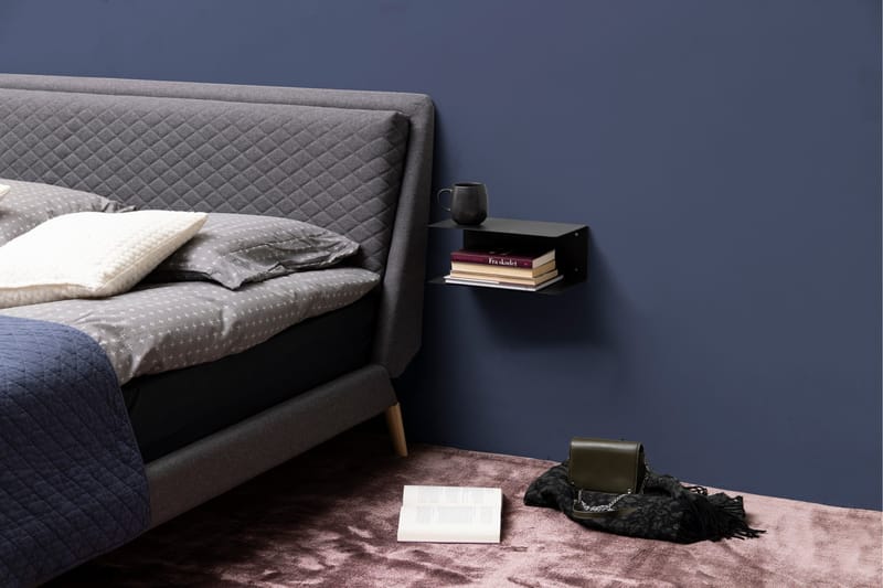 Seinähylly Undercliff 35 cm - Musta - Säilytys - Hylly - Seinähylly