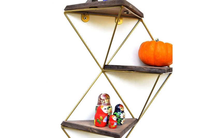 Seinähylly Urgby 34x45 cm - Ruskea - Säilytys - Hylly - Seinähylly