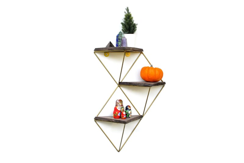 Seinähylly Urgby 34x45 cm - Ruskea - Säilytys - Hylly - Seinähylly