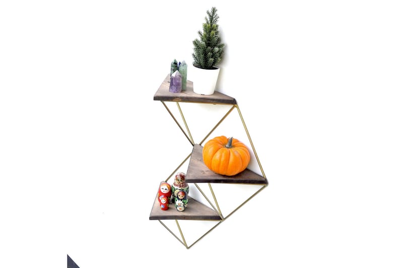 Seinähylly Urgby 34x45 cm - Ruskea - Säilytys - Hylly - Seinähylly