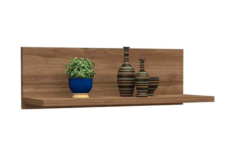 Seinähylly Urgby 60x19,6 cm - Ruskea - Säilytys - Hylly - Seinähylly