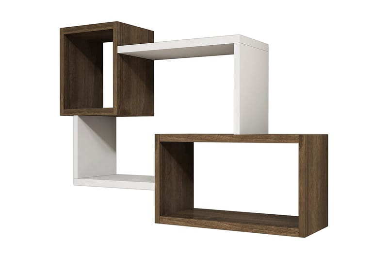 Seinähylly Urgby 90,6x51 cm, Valkoinen