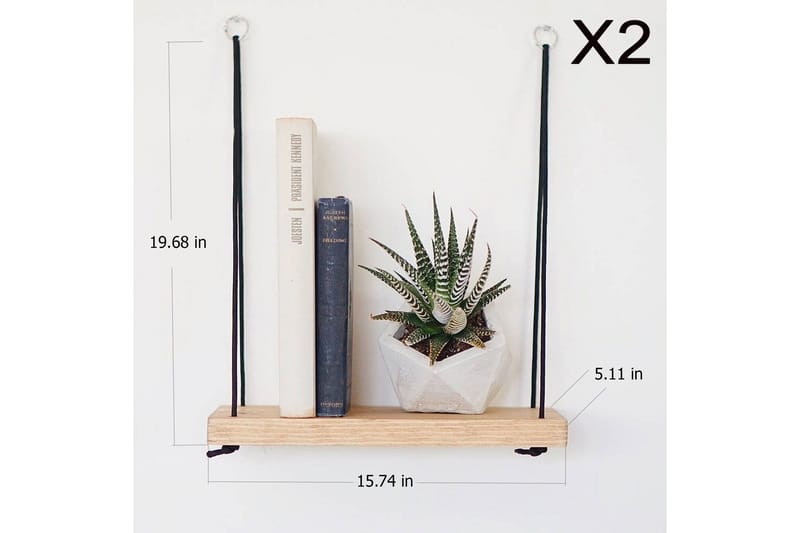 Seinähylly Valid 40 cm - Ruskea - Säilytys - Hylly - Seinähylly