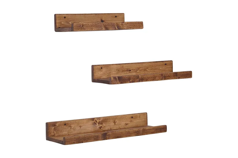 Seinähylly Valid 60 cm, Ruskea