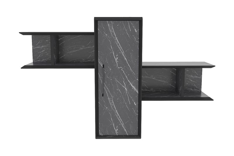 Seinähylly Violaceae 118,6x51,8 cm, Musta