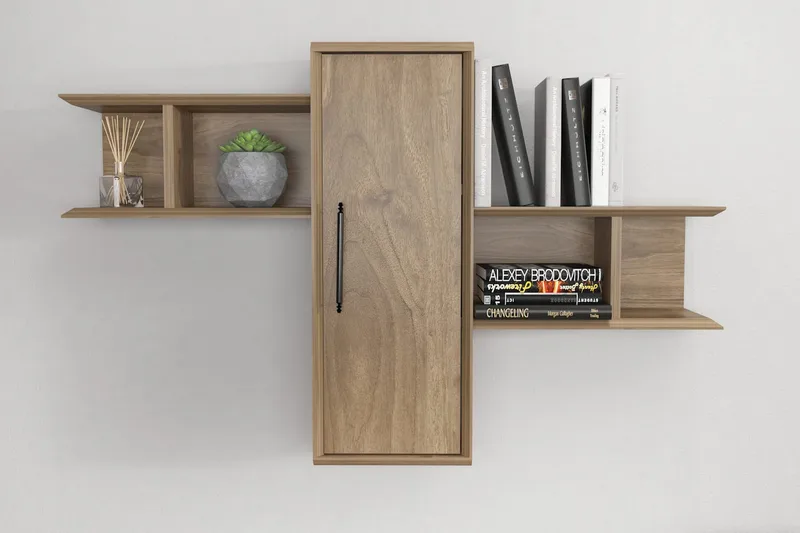 Seinähylly Violaceae 118,6x51,8 cm - Ruskea - Säilytys - Hylly - Seinähylly