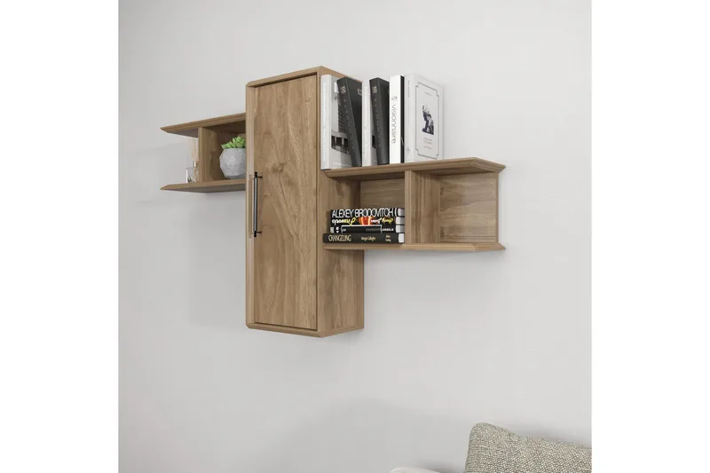 Seinähylly Violaceae 118,6x51,8 cm - Ruskea - Säilytys - Hylly - Seinähylly