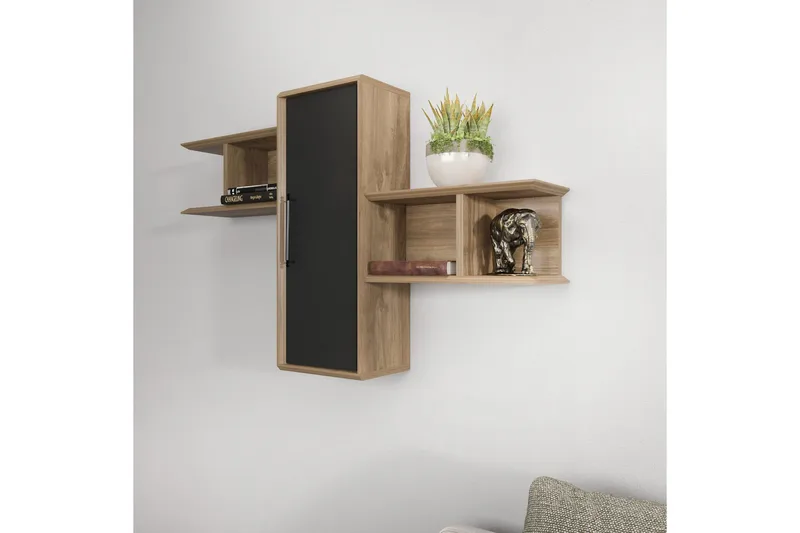 Seinähylly Violaceae 118,6x51,8 cm - Ruskea - Säilytys - Hylly - Seinähylly