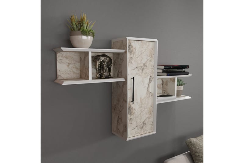 Seinähylly Violaceae 118,6x51,8 cm - Valkoinen - Säilytys - Hylly - Seinähylly