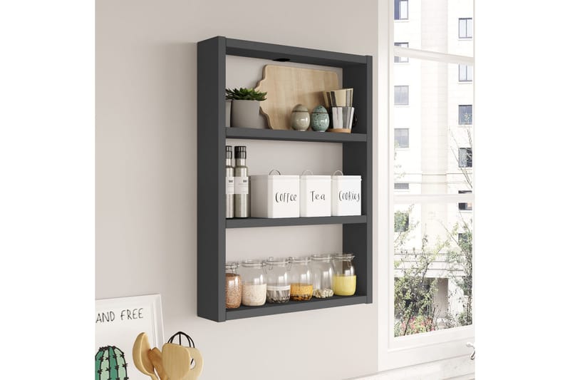 Seinähylly Violaceae 43,2x60 cm, Antrasiitti