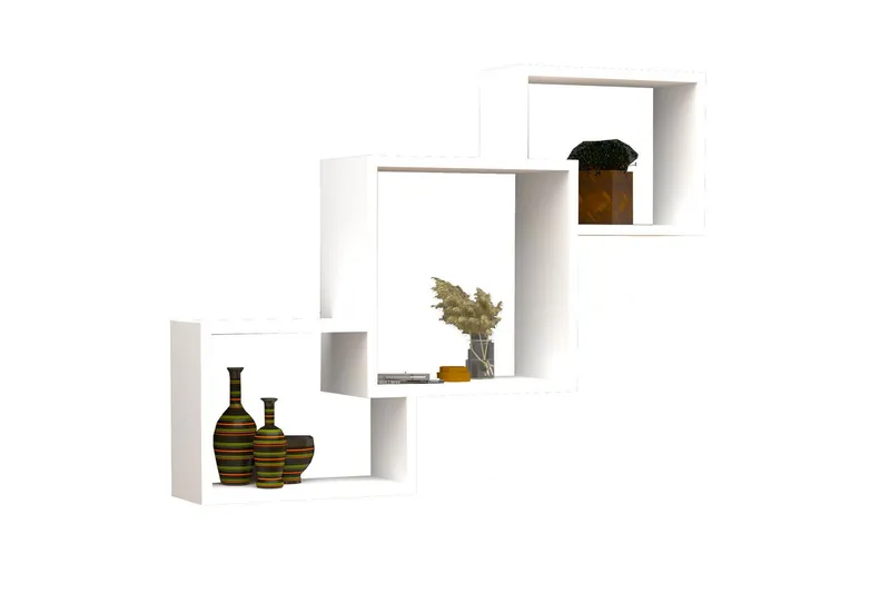 Seinähylly Violaceae 98x72 cm, Valkoinen