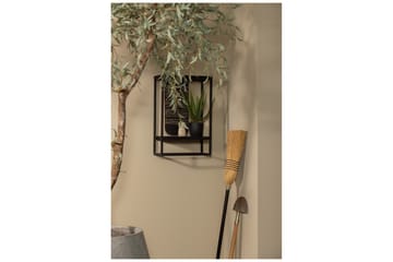 Seinähylly Wiebe 40x60 cm - Musta - Säilytys - Hylly - Seinähylly