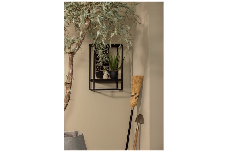 Seinähylly Wiebe 40x60 cm - Musta - Säilytys - Hylly - Seinähylly