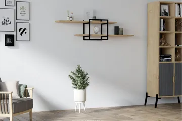 Seinähylly Zakkum 120x30 cm - Sininen - Säilytys - Hylly - Seinähylly