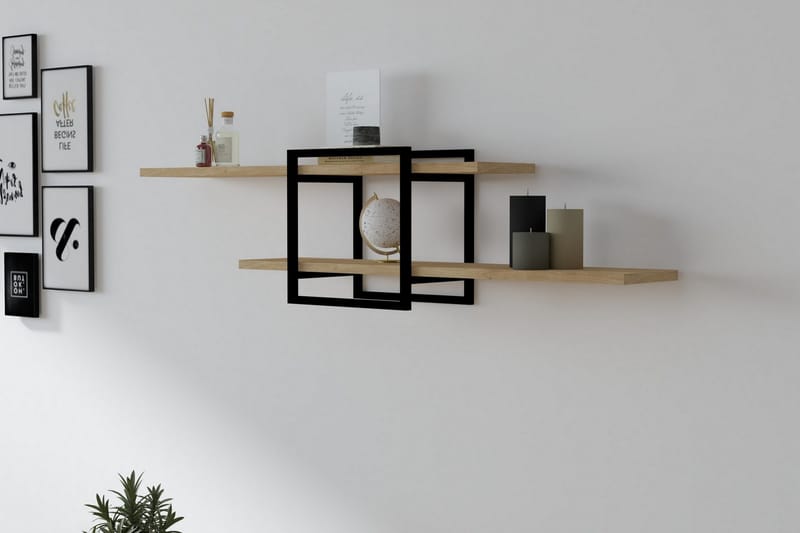 Seinähylly Zakkum 120x30 cm - Sininen - Säilytys - Hylly - Seinähylly