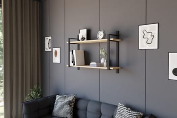Seinähylly Zakkum 90x60 cm - Sininen - Säilytys - Hylly - Seinähylly
